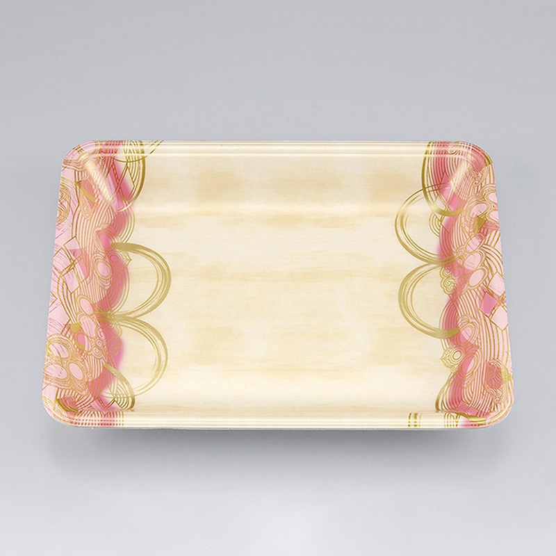 >シーピー化成 汎用トレー 新LQ 20-30 波瓦桃 100枚/袋(ご注文単位9袋)【直送品】