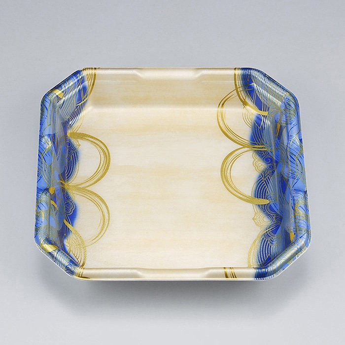 シーピー化成 精肉トレー L-カク 2 波瓦青 50枚/袋(ご注文単位12袋)【直送品】