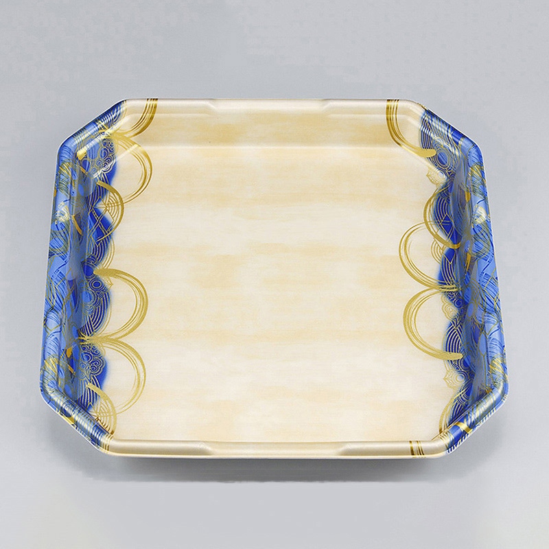 シーピー化成 精肉トレー L-カク 5 波瓦青 50枚/袋(ご注文単位6袋)【直送品】