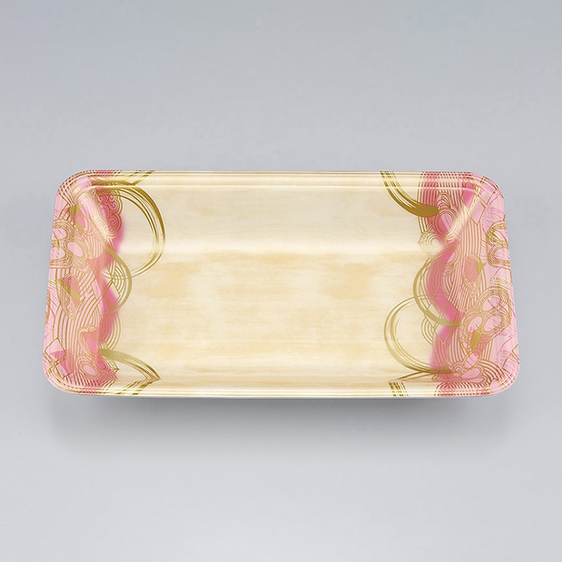 シーピー化成 汎用トレー 新LQ 15-33 波瓦桃 100枚/袋(ご注文単位12袋)【直送品】