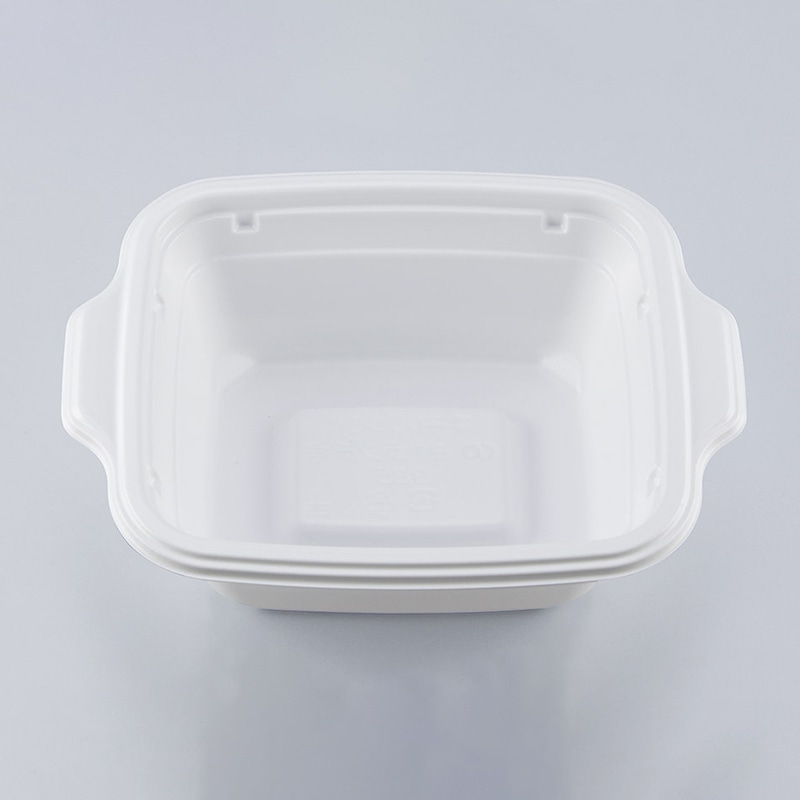 シーピー化成 鍋型容器 BFランチ角385 ホワイト 本体 50枚/袋