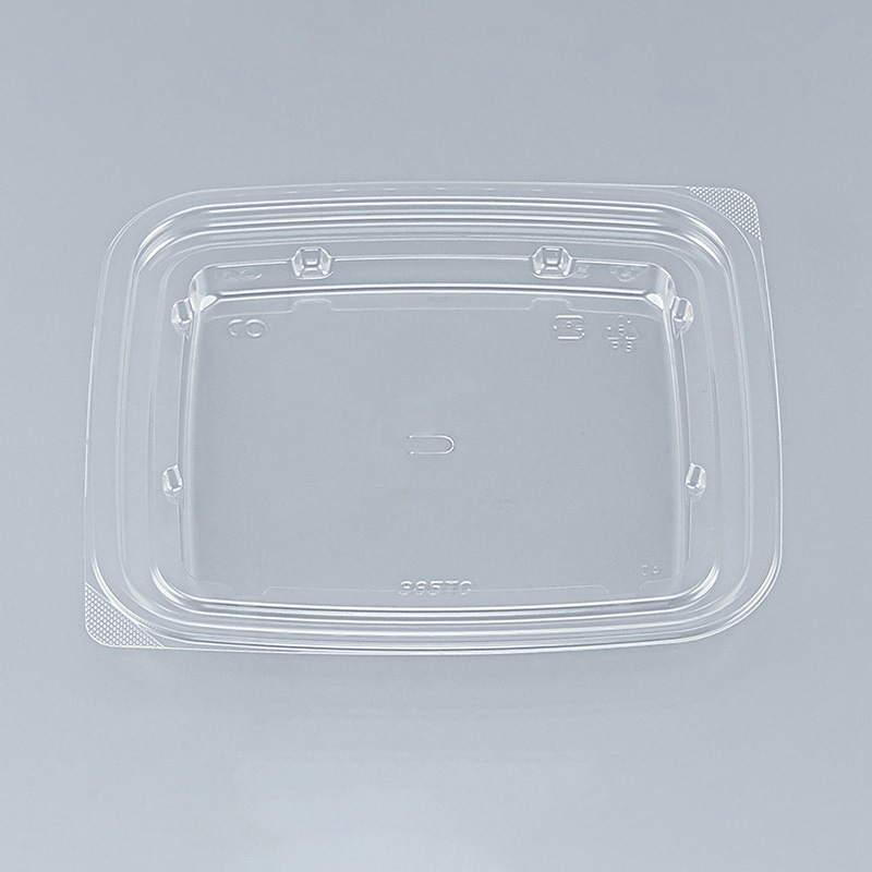 シーピー化成 鍋型容器 BFランチ角385TC 内嵌合蓋 U字穴 50枚/袋