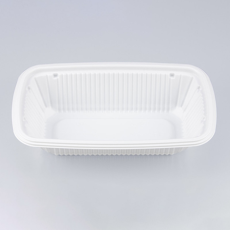 シーピー化成 弁当容器　BFタンク10　本体  ホワイト 50枚/袋（ご注文単位12袋）【直送品】