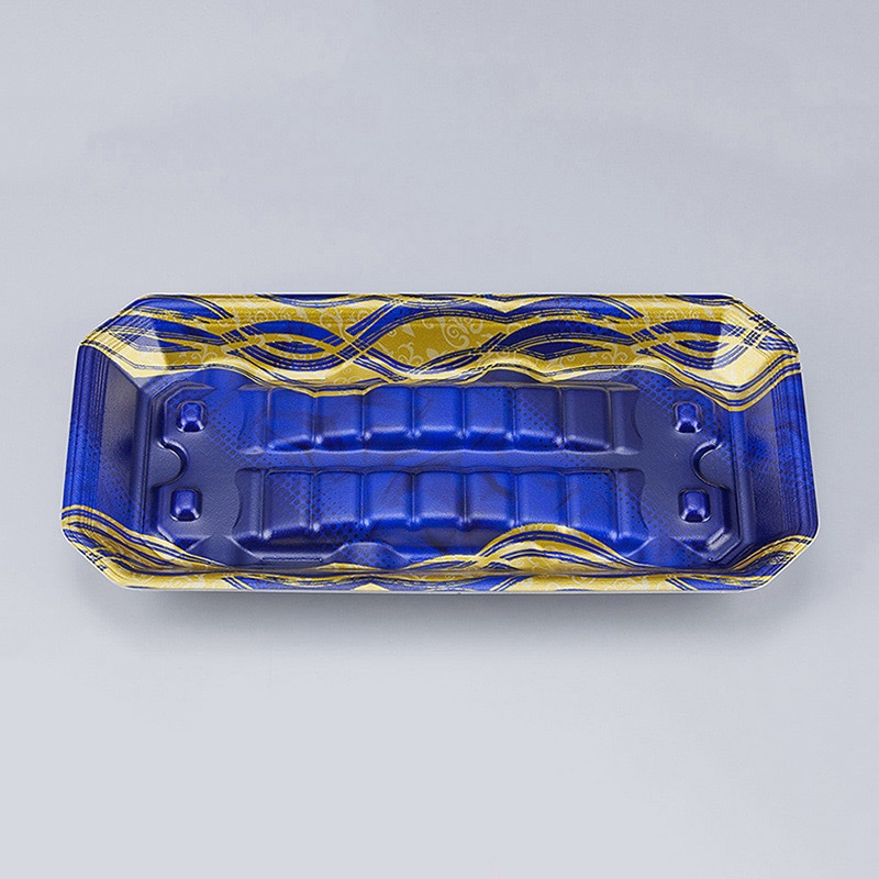 シーピー化成 水産トレー 匠筏 30-15-26A 静波紺 50枚/袋（ご注文単位12袋）【直送品】