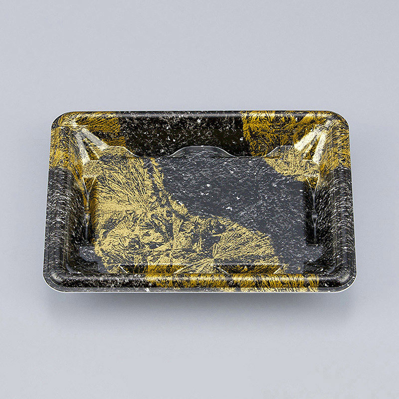 シーピー化成 刺身容器 SF冴盛 本体 15-11F 玄石 50枚/袋（ご注文単位24袋）【直送品】