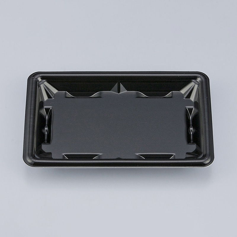 シーピー化成 刺身容器 SF冴盛 本体 17-11F 黒 50枚/袋(ご注文単位24袋)【直送品】