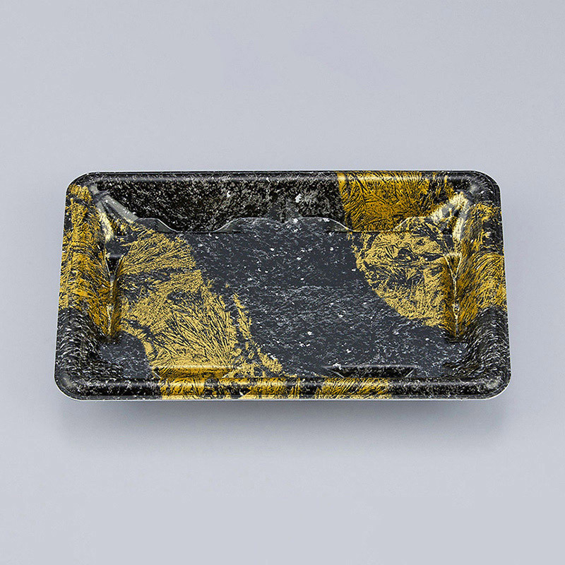 シーピー化成 刺身容器 SF冴盛 本体 17-11F 玄石 50枚/袋（ご注文単位24袋）【直送品】