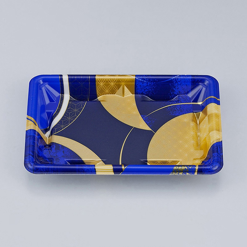 >シーピー化成 刺身容器 SF冴盛 本体 17-11F 和月紺 50枚/袋(ご注文単位24袋)【直送品】