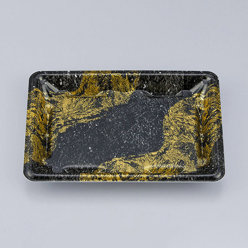 シーピー化成 刺身容器 SF冴盛 本体 18-13F 玄石 50枚/袋（ご注文単位24袋）【直送品】