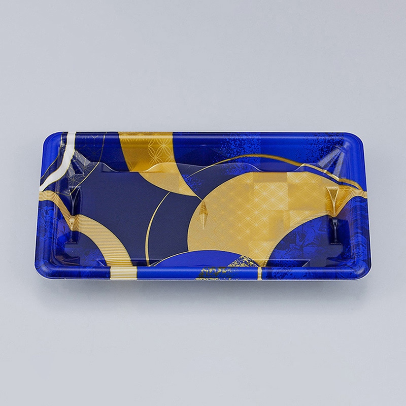 >シーピー化成 刺身容器 SF冴盛 本体 19-11F 和月紺 50枚/袋(ご注文単位24袋)【直送品】