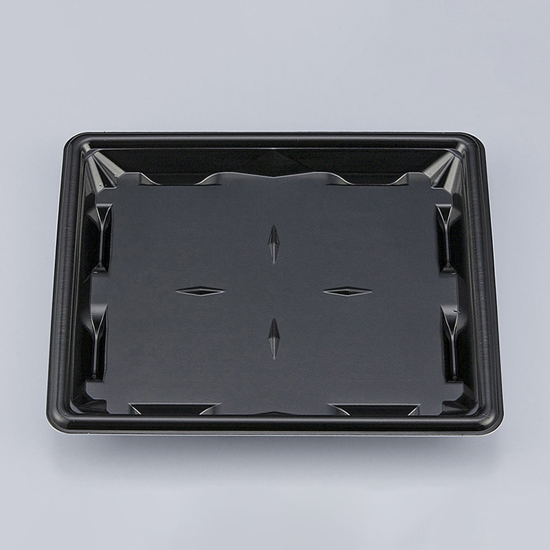 シーピー化成 刺身容器 SF冴盛 本体 19-17F 黒 50枚/袋(ご注文単位18袋)【直送品】