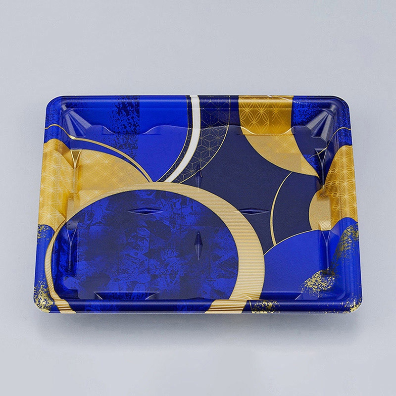 シーピー化成 刺身容器 SF冴盛 本体 19-17F 和月紺 50枚/袋(ご注文単位18袋)【直送品】