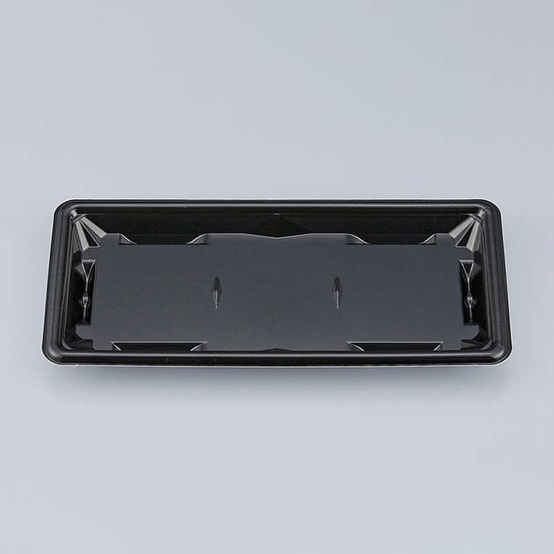 >シーピー化成 刺身容器 SF冴盛 本体 24-11F 黒 50枚/袋(ご注文単位20袋)【直送品】