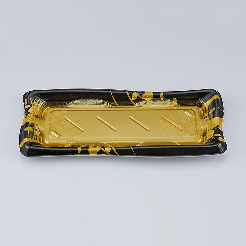 シーピー化成 寿司容器 SF瀬戸波 本体 15 綾糸金 50枚/袋（ご注文単位16袋）【直送品】