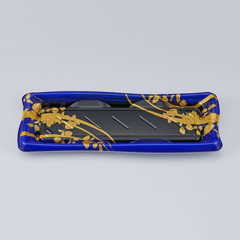 シーピー化成 寿司容器 SF瀬戸波 本体 16 綾糸青 50枚/袋（ご注文単位16袋）【直送品】