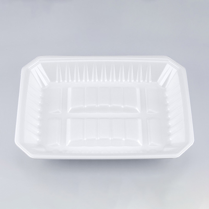 シーピー化成 精肉トレー 新L筏 29-22-37 無地 50枚/袋(ご注文単位8袋)【直送品】