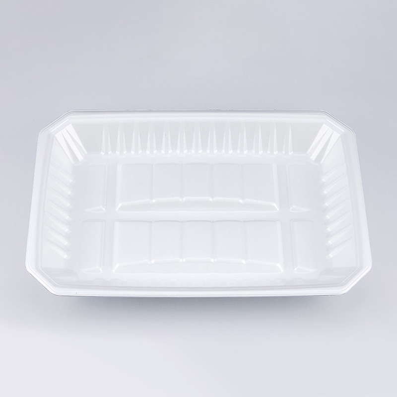 シーピー化成 精肉トレー 新L筏 33-23-37 無地 50枚/袋（ご注文単位8袋）【直送品】