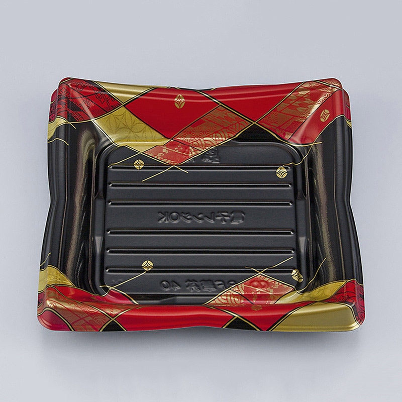 シーピー化成 丼容器 BF華丼 本体 40（N） 菱絵赤 50枚/袋（ご注文単位24袋）【直送品】