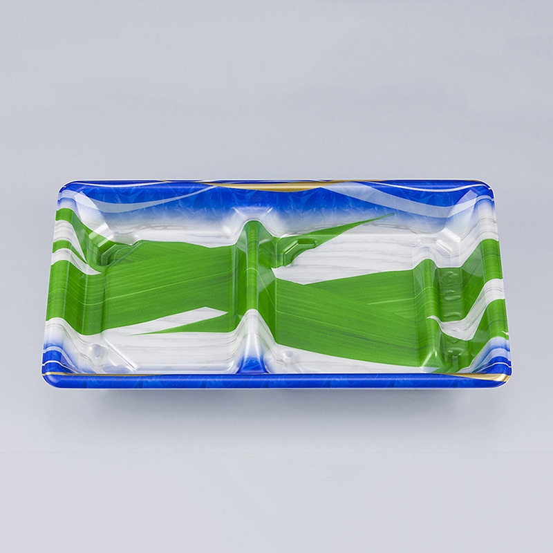 シーピー化成 麺セット容器 SF弁当 本体 57-1 波笹 50枚/袋（ご注文単位12袋）【直送品】