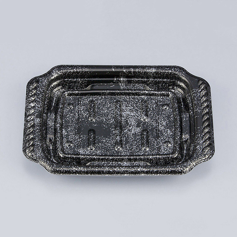 シーピー化成 惣菜容器 TNプレト 本体 18-13 珠玉黒 50枚/袋(ご注文単位18袋)【直送品】