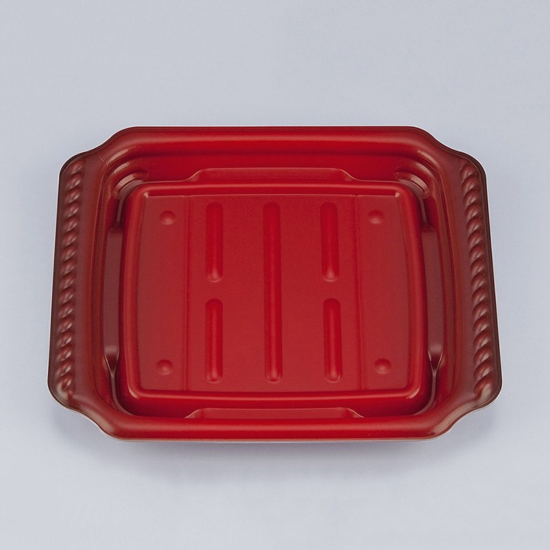 シーピー化成 惣菜容器 TNプレト 本体 20-17 セルモ赤 50枚/袋（ご注文単位15袋）【直送品】