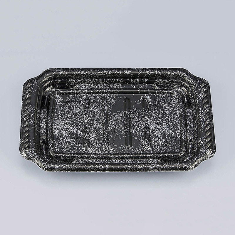 シーピー化成 惣菜容器 TNプレト 本体 22-15 珠玉黒 50枚/袋（ご注文単位12袋）【直送品】