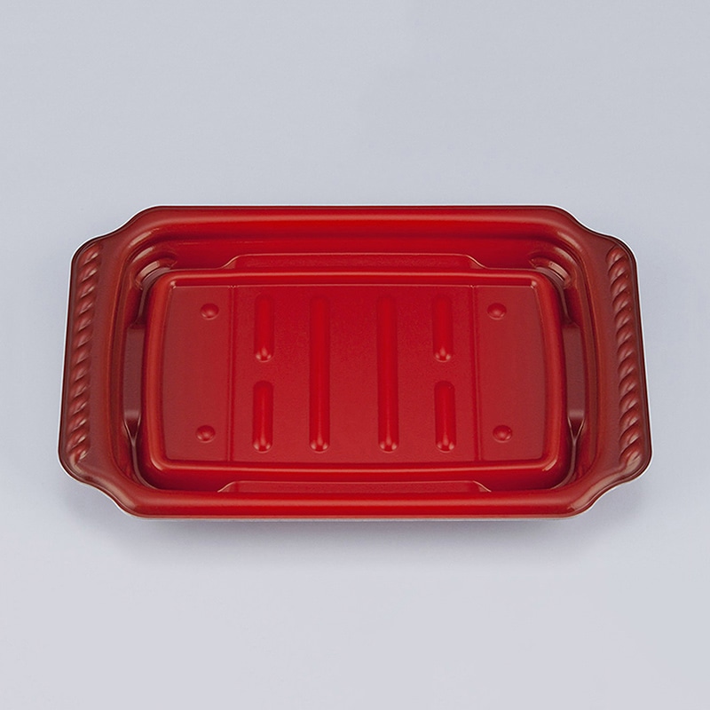 シーピー化成 惣菜容器 TNプレト 本体 22-15 セルモ赤 50枚/袋(ご注文単位12袋)【直送品】