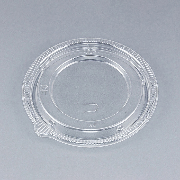 シーピー化成 スープ容器 TNラティス 内嵌合蓋 135 U字穴 30枚/袋(ご注文単位30袋)【直送品】