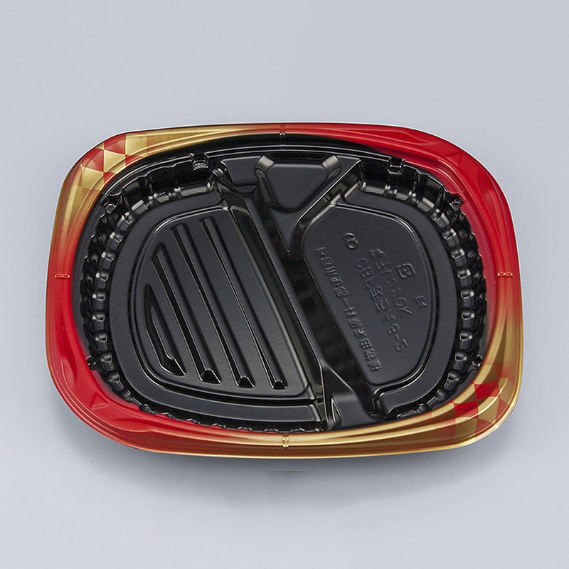 シーピー化成 弁当容器 CBFまろん 本体 8-2 ゴルトBR 50枚/袋(ご注文単位8袋)【直送品】