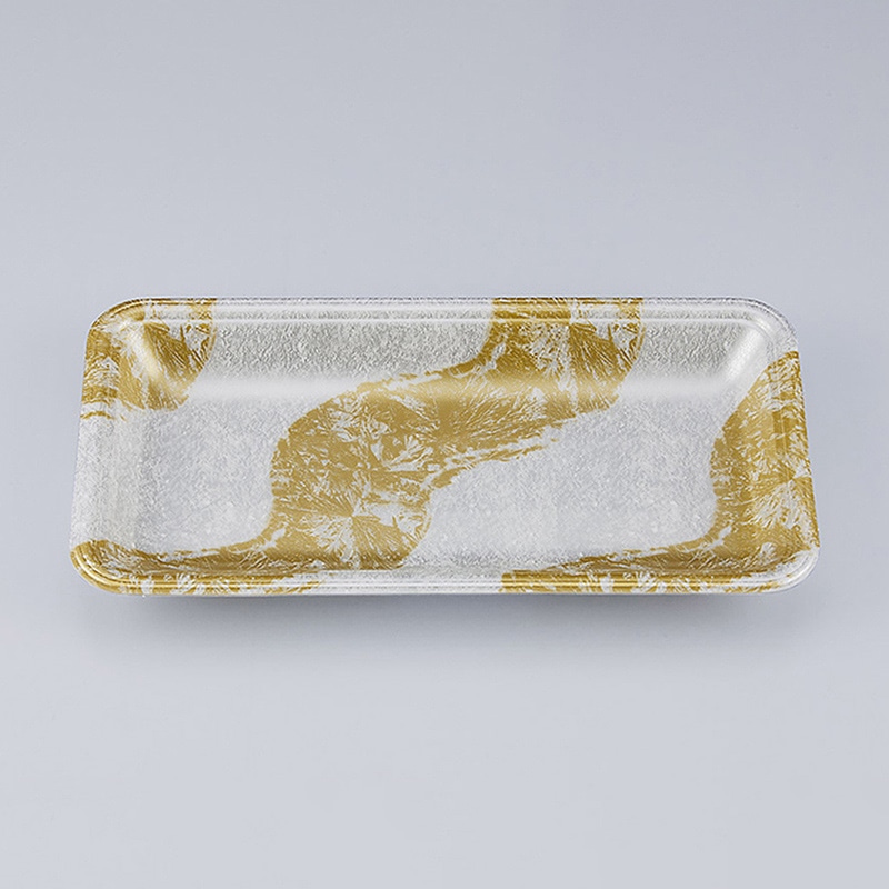 シーピー化成 汎用トレー 新LQ 13-25 玄石金銀 100枚/袋(ご注文単位15袋)【直送品】