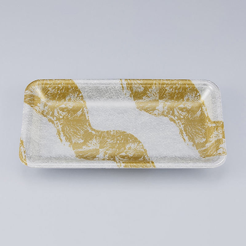 シーピー化成 汎用トレー 新LQ 14-25 玄石金銀 100枚/袋（ご注文単位15袋）【直送品】