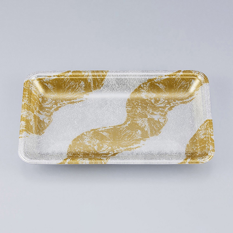 シーピー化成 汎用トレー 新LQ 15-25 玄石金銀 100枚/袋（ご注文単位12袋）【直送品】