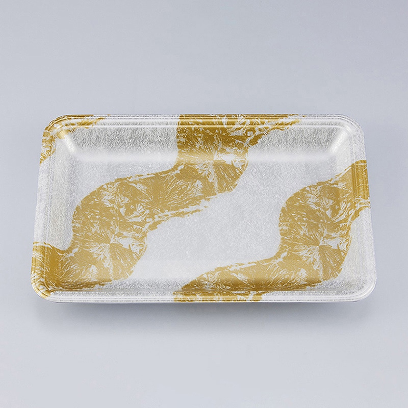 シーピー化成 汎用トレー 新LQ 17-25 玄石金銀 100枚/袋(ご注文単位9袋)【直送品】