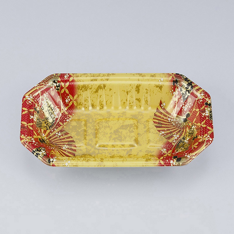 シーピー化成 精肉トレー 新L筏 20-12-30 俊英金 50枚/袋（ご注文単位16袋）【直送品】