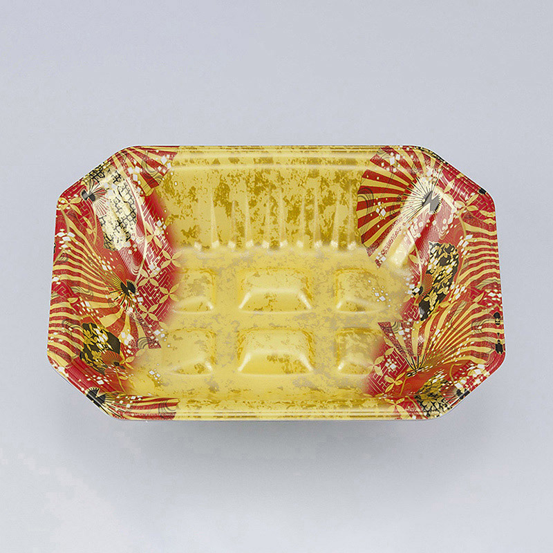 シーピー化成 精肉トレー 新L筏 20-15-37 俊英金 50枚/袋（ご注文単位16袋）【直送品】