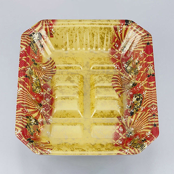 シーピー化成 精肉トレー 新L筏 20-24-37 俊英金 50枚/袋（ご注文単位12袋）【直送品】