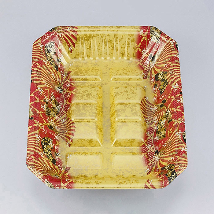 シーピー化成 精肉トレー 新L筏 20-26-37 俊英金 50枚/袋（ご注文単位12袋）【直送品】