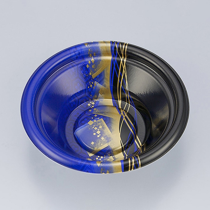 シーピー化成 丼容器 TN丸盛丼 本体 16 菱波青 50枚/袋（ご注文単位16袋）【直送品】