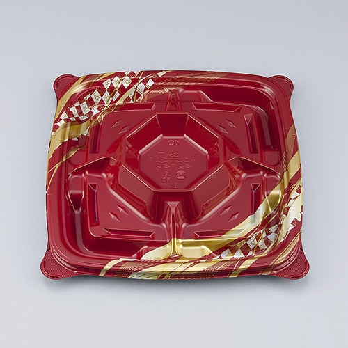 シーピー化成 オードブル容器 NU盛ブル 本体 23-23 エレガ 10枚/袋（ご注文単位28袋）【直送品】