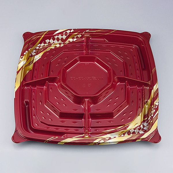 シーピー化成 オードブル容器 NU盛ブル 本体 35-35 エレガ 10枚/袋（ご注文単位12袋）【直送品】