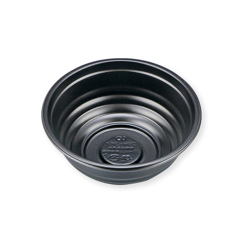 シーピー化成 丼容器 CBH-361 本体(バイオ) 黒 50枚/袋