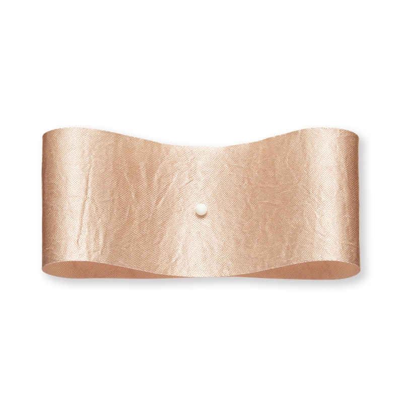 東京リボン リボン　グロッシー　01403 36×14 #45　ピーチベージュ 1巻（ご注文単位1巻）【直送品】