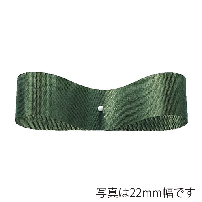 東京リボン リボン　サテンフラリスト　08210 11×92 #51　アースグリーン 1巻（ご注文単位1巻）【直送品】