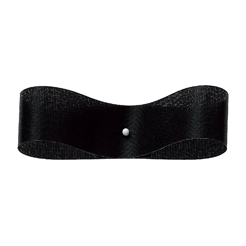 東京リボン リボン　サテンフラリスト　08220 22×92 #17　ブラック 1巻（ご注文単位1巻）【直送品】