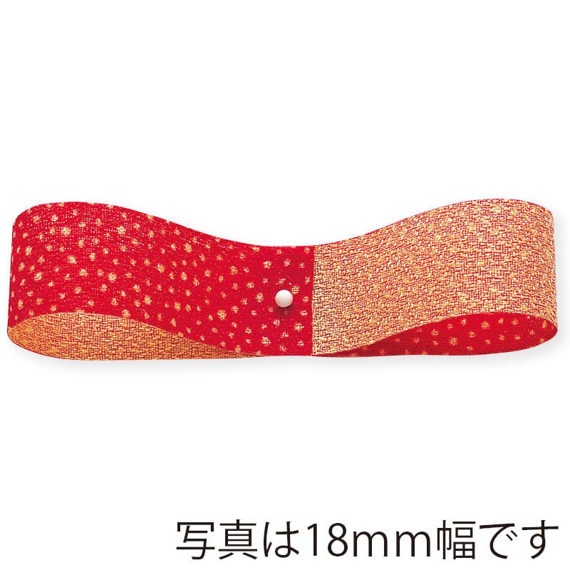 東京リボン リボン　和霞　14321 12×16 #101　あか 1巻（ご注文単位1巻）【直送品】