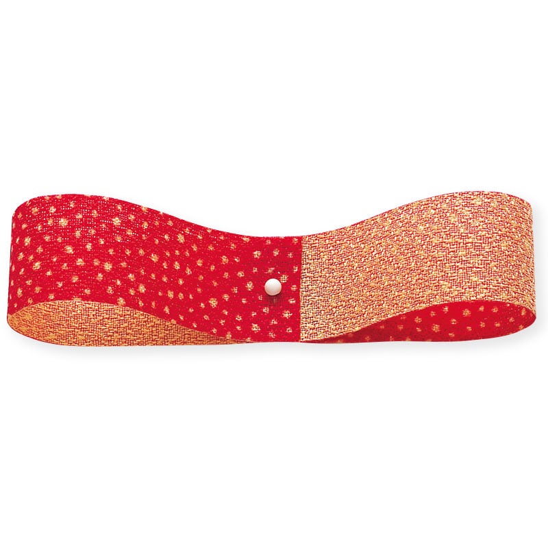 東京リボン リボン　和霞　14322 18×16 #101　あか 1巻（ご注文単位1巻）【直送品】