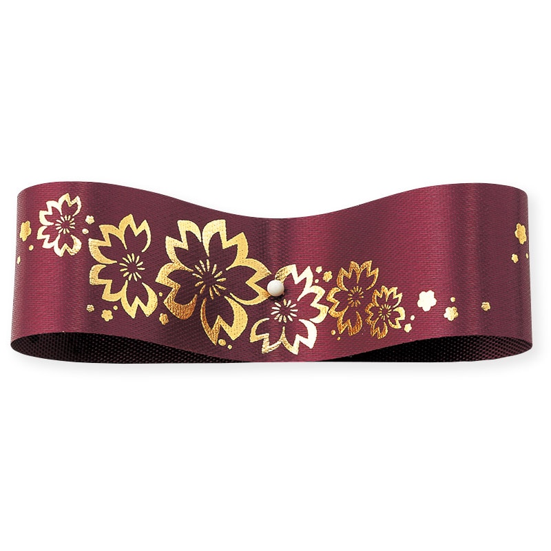 東京リボン リボン　ゴールドフロール　13300 24×19.5 #45　アズキイロ 1巻（ご注文単位1巻）【直送品】