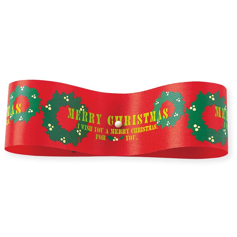 東京リボン リボン M.C.ヒイラギリース 16700 24×25 #47 レッド 1巻(ご注文単位1巻)【直送品】