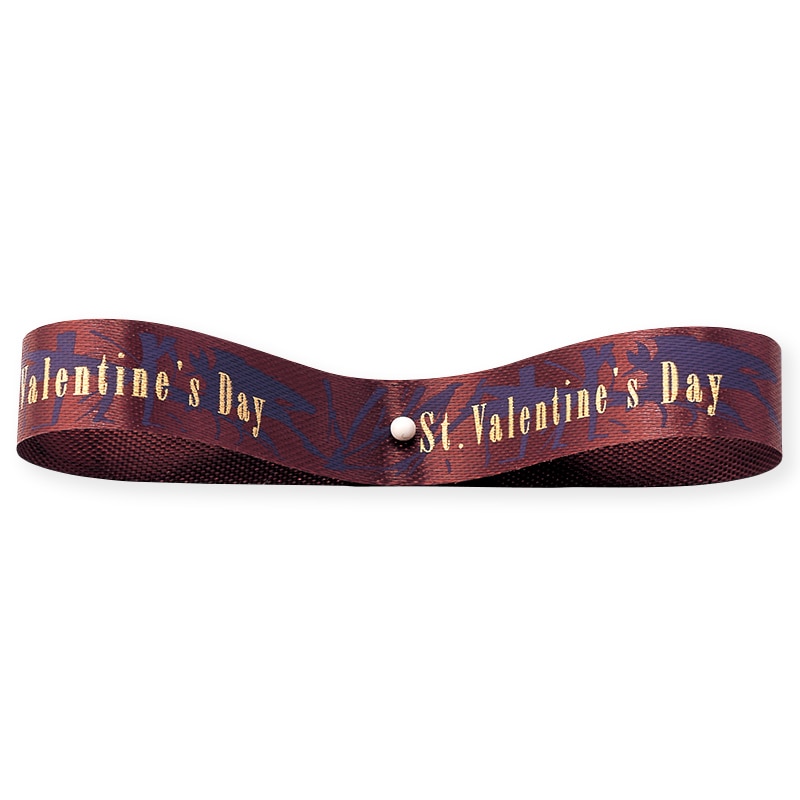 東京リボン リボン　V・ガナッシュ　19100 12×25 #45　マホガニー 1件（ご注文単位1件）【直送品】