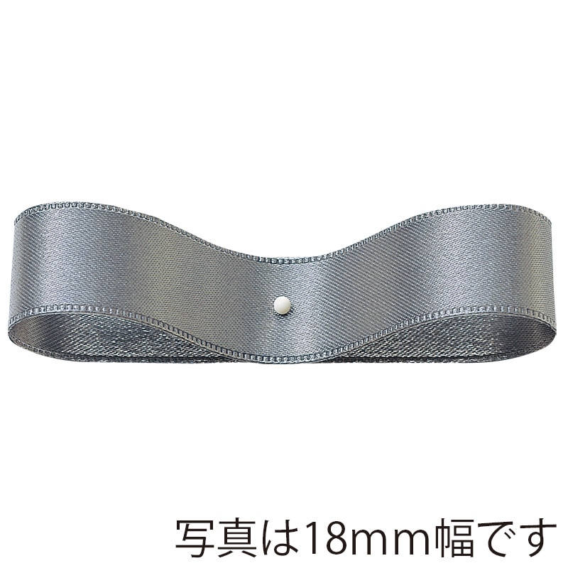 東京リボン リボン DSサテン 29390 30×30 #43 グレー 1巻(ご注文単位1巻)【直送品】